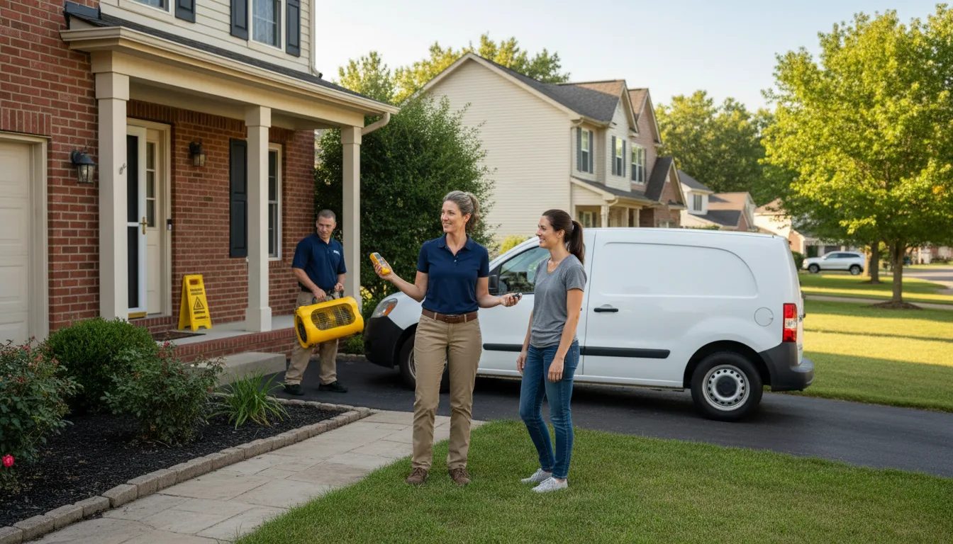 Water restoration image for Dehumidification And Cleanup Services in Cookstown, NJ